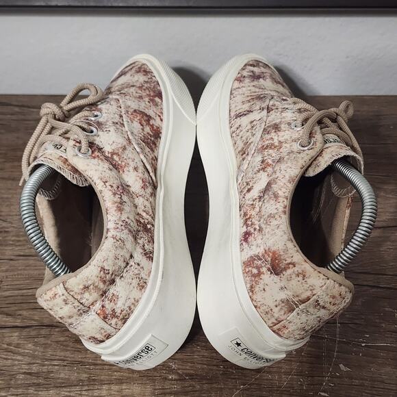 Converse X John Elliot Skid Grip Ox Women's Shoes Sneakers Size 9 Antique White - Picture 5 of 9